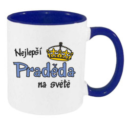 Hrnek pro pradědečka - Nejlepší praděda s korunkou