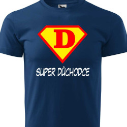 Pánské tričko - Super důchodce