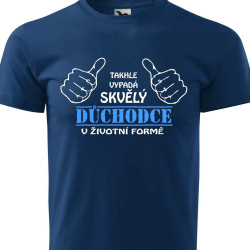 Pánské tričko - Takhle vypadá skvělý důchodce