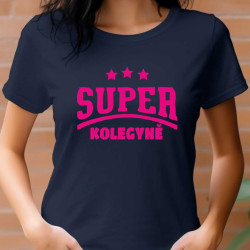 Dámské tričko - Super kolegyně s hvězdičkama