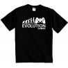 Pánské tričko s anglickým potiskem Evoluce počítačového hráče