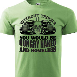 Pánské tričko - Bez kamionu bych byl ztracený