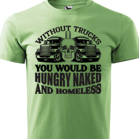 Pánské tričko - Bez kamionu bych byl ztracený