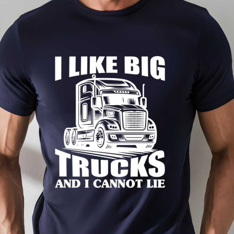 Pánské tričko - Mám rád velké kamiony