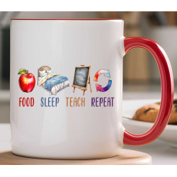 Hrnek - jídlo spánek učení a opakovat