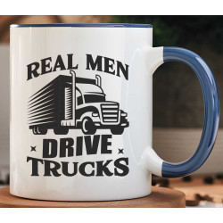 Hrnek - skutečný chlap řídí kamion