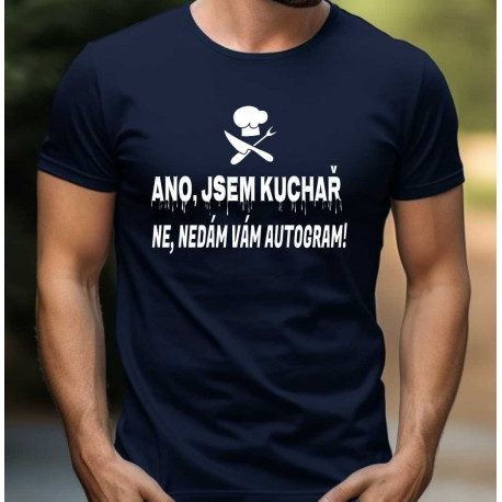 Pánské tričko - Ano, jsem kuchař