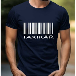 Pánské tričko - Taxikář čarový kód
