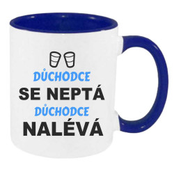 Hrnek - Důchodce se neptá důchodce nalévá