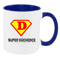 Hrnek - Supe důchodce ve stylu supermana