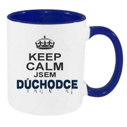 Hrnek - Keep calm jsem důchodce