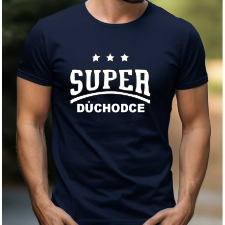 Pánské tričko - Super důchodce