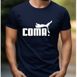 Pánské vtipné tričko - Coma ne puma