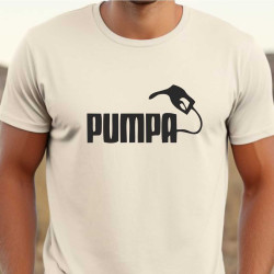 Pánské vtipné tričko - Pumpa z benzínky