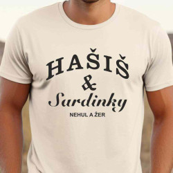 Pánské vtipné tričko - Hašiš