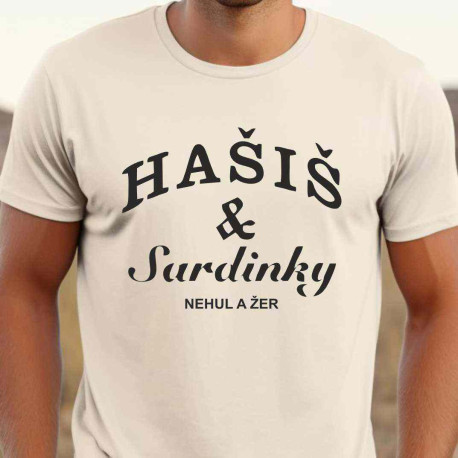 Pánské vtipné tričko - Hašiš