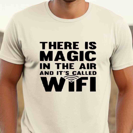 Pánské vtipné tričko - Kouzlo ve vzduchu