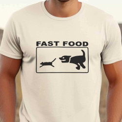 Pánské vtipné tričko - Rychlé občerstvení