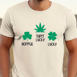Pánské vtipné tričko - čtřlístek