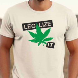 Pánské vtipné tričko - Legalizujte marihuanu