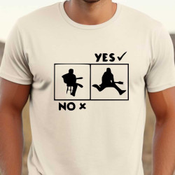 Pánské vtipné tričko - Jak hrát na kytaru