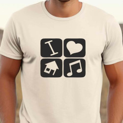 Pánské vtipné tričko - Hudba