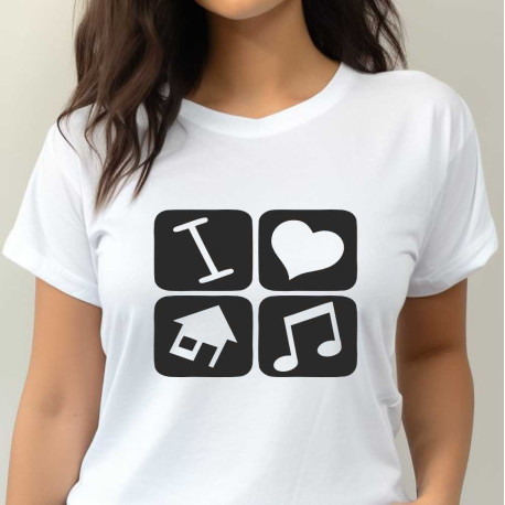 Dámské tričko – Hudba