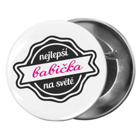 Placka - Nejlepší babička na světě v ornamentu