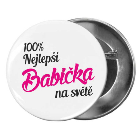 Placka - 100% nejlepší babička na světě