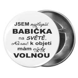 Placka - jsem nejlepší babička na světě náruč k objetí nán vždy volnou