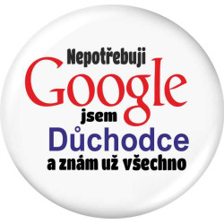 Placka - Nepotřebuji Google jsem důchodce
