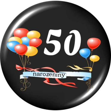 Placka - 50 let s balonky