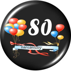 Placka - 80 let s balonky