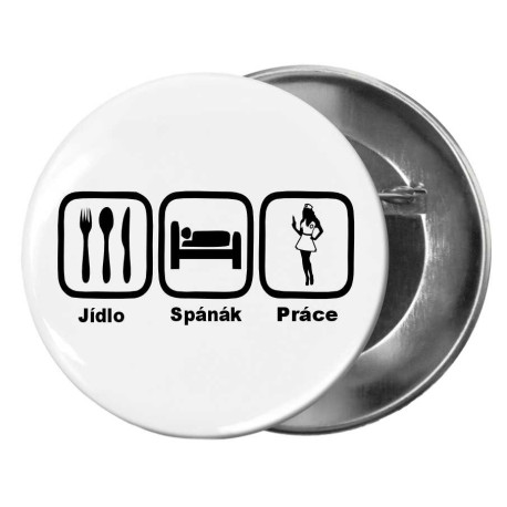 Placka - Zdravotní sestra jídlo spánek a práce