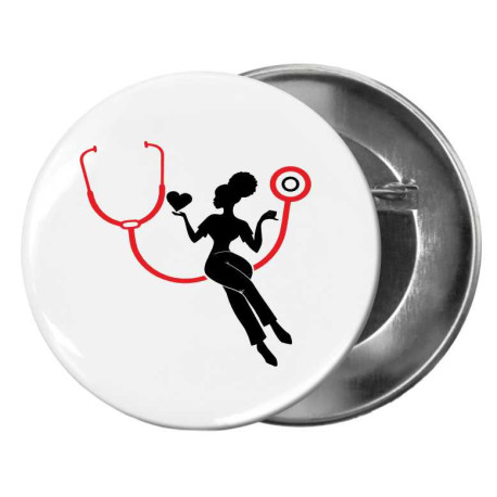 Placka - Zdravotní sestra na houpačce