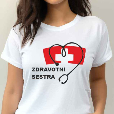 Dámské tričko - Zdravotní sestra 