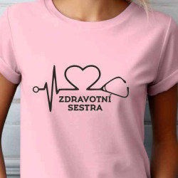 Dámské tričko - Zdravotní sestra a její nářadí