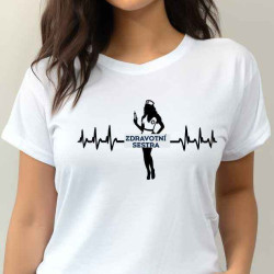 Dámské tričko - Křivka Zdravotní sestry