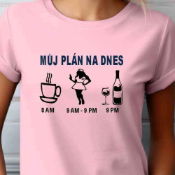 Dámské tričko - Zdravotní sestra můj plán na dnes