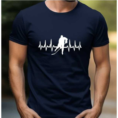 Pánské tričko - Křivka hokejisty