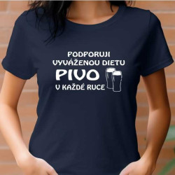 Dámské tričko - Podporuji vyváženou dietu