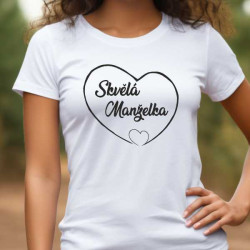 Dámské tričko - Skvělá manželka