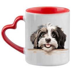 Hrnek s pejskem plemene -  havanského