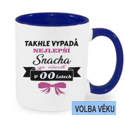 Hrnek pro snachu k narozeninám s vlastní volbou věku