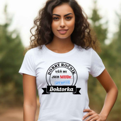 Dámské tričko - Věř mi jsem doktorka, approved