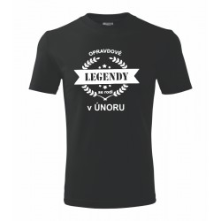 Opravdové legendy se rodí v Únoru - dětské tričko