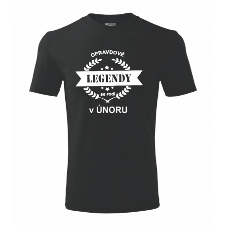 Opravdové legendy se rodí v Únoru - dětské tričko 
