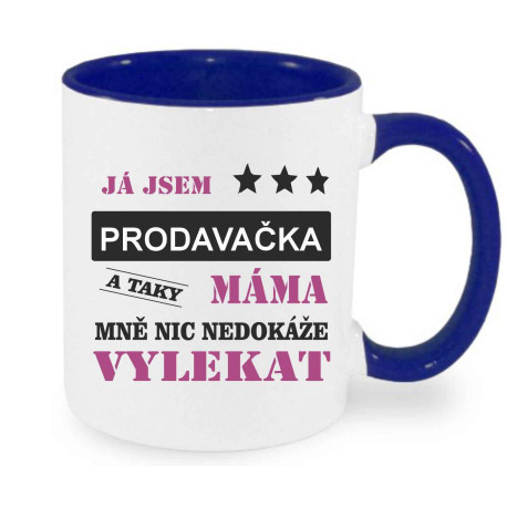 Hrnek pro prodavačku k narozeninám s vlastní volbou věku