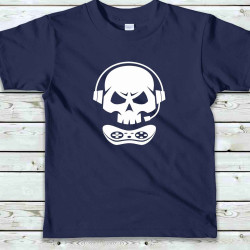 Dětské tričko Gamer s lebkou