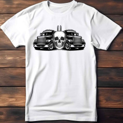 Dětské tričko Kamion s lebkou